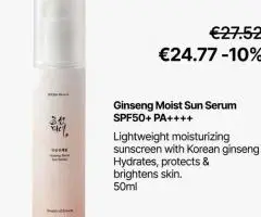 Beauty Of Joseon Ginseng Sun Serum SPF50+ PA++++ 50 ml